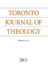 Toronto Journal of Theology